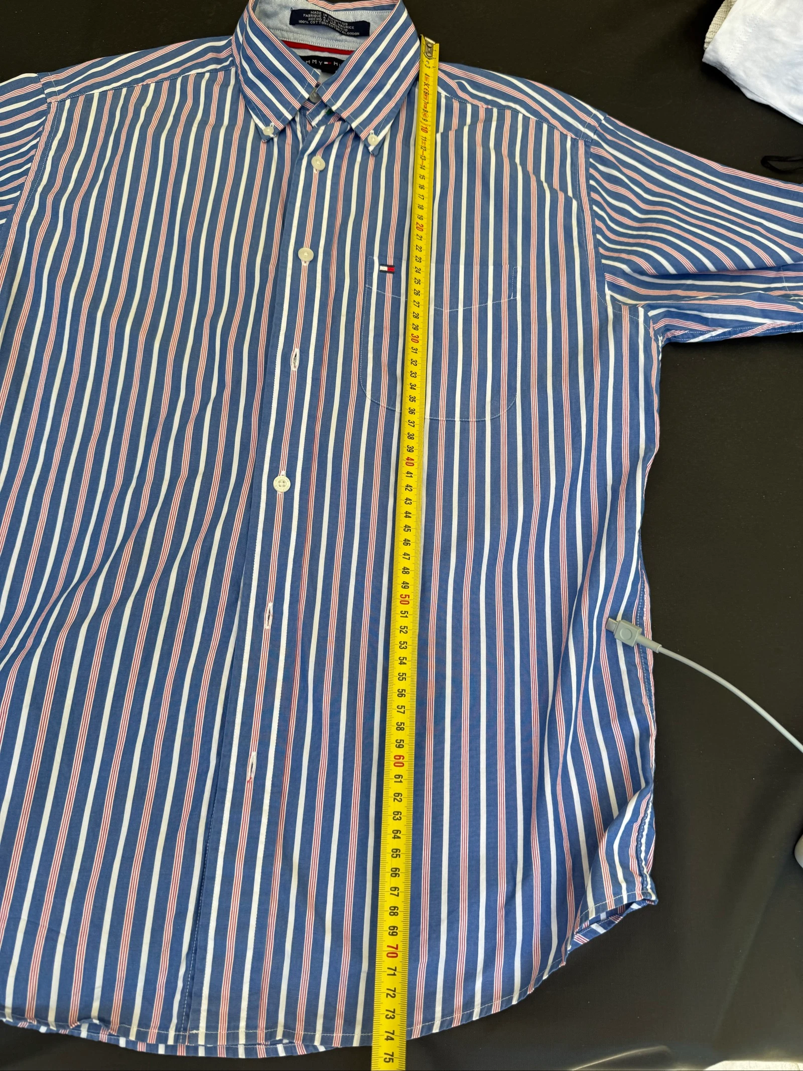 Tommy Hilfiger, camisa de manga corta, hombre, talla S/M – photo 4